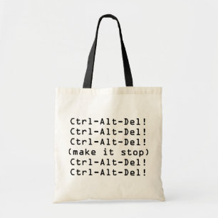 Bolsa Tote CTRL-Alt-Del