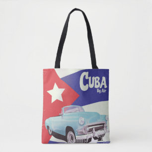 Bolsa Tote Cuba de avião