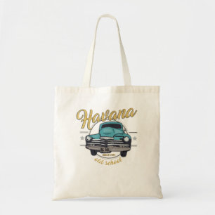 Bolsa Tote Cuba Havana Old Car Caribe Beach Viagem G