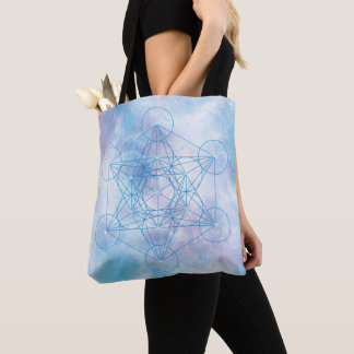Bolsa Tote Cubo de Metatron Geometria Sagrada