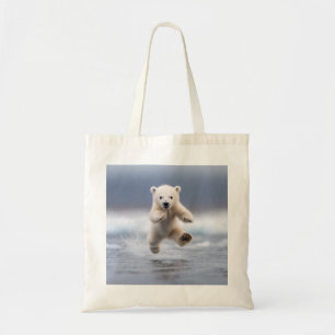 Bolsa Tote Cubo de Urso Polar do Alasca
