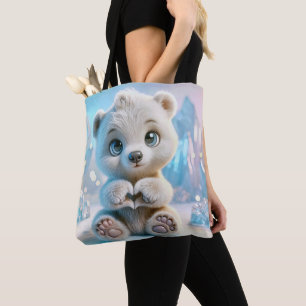 Bolsa Tote Cubo Polar Bear