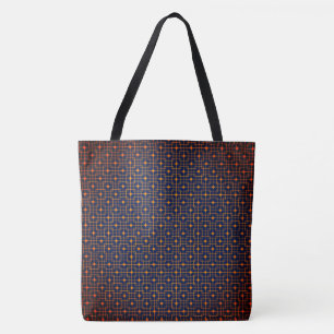Bolsa Tote Cubos, Cubicos E Cúbicos - Padrão Chinês Apontado