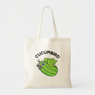 Bolsa Tote Cucumbird Funny Veggie Pepino Pun