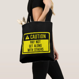 Bolsa Tote Cuidado Com Outros Sinais