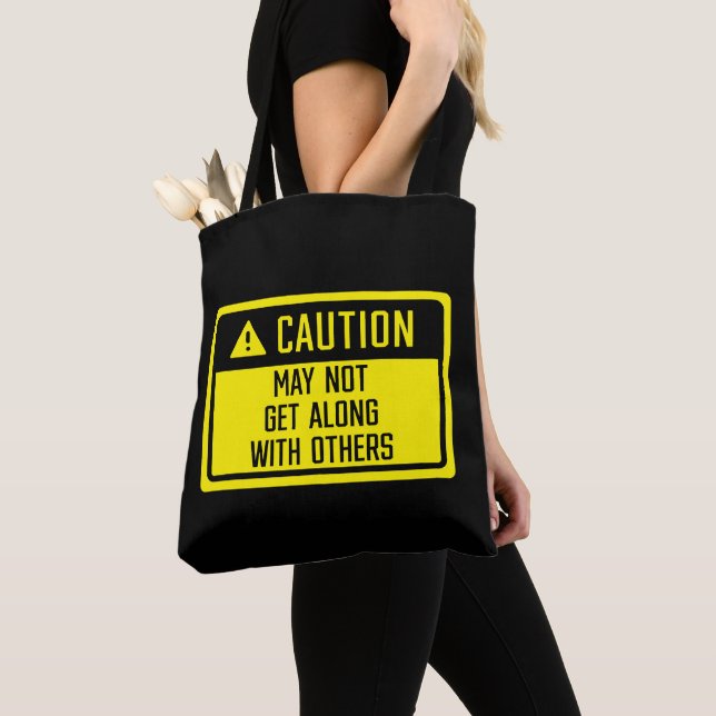 Bolsa Tote Cuidado Com Outros Sinais (Close Up)