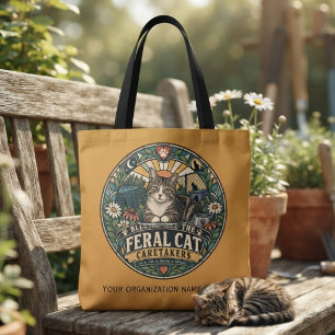 Bolsa Tote Cuidadores Compassivos de Gatos Selvagens da Vinta