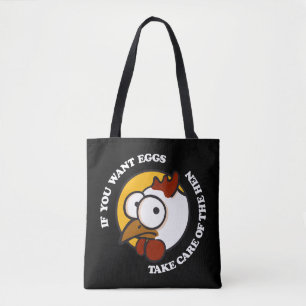 Bolsa Tote Cuidar da galinha 1