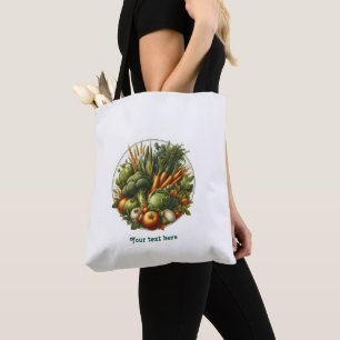 Bolsa Tote Cultura Local - Produtos Frescos da Colheita