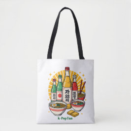 Bolsa Tote Cultura Pop Coreana Impressão no Peito Mochila Imp