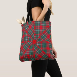 BOLSA TOTE CUMMMMING CLAN MODERN TARTAN 