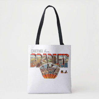 Bolsa Tote Cumprimentos da praia New-jersey de Bradley
