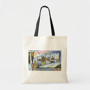 Bolsa Tote Cumprimentos do Oceano Pacífico de Oregon, vintag