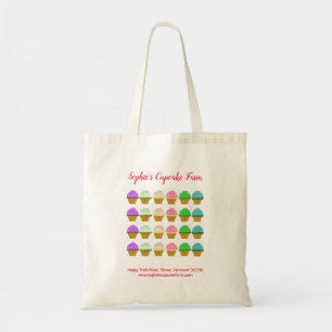 Bolsa Tote Cupcake Bakery Business Baker Personalizado