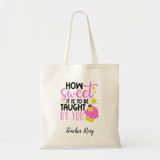 Bolsa Tote Cupcake de Tote Bag de Apreciação Personalizada do