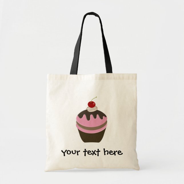 Bolsa Tote Cupcakes bonitos (Frente)