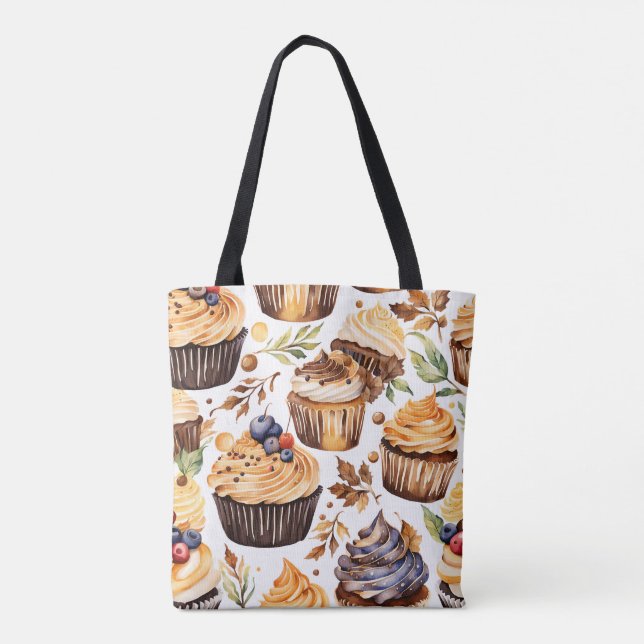 Bolsa Tote Cupcakes do Céu do Deserto (Verso)