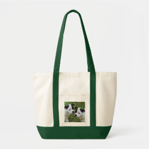 Bolsa Tote Cuppies Pretos Brancos Escados, Impulsionar o Saco