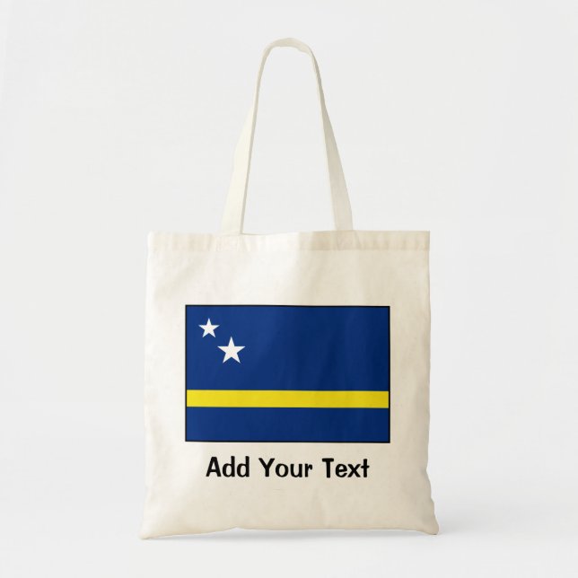 Bolsa Tote Curaçau - bandeira de Curacaoan (Frente)