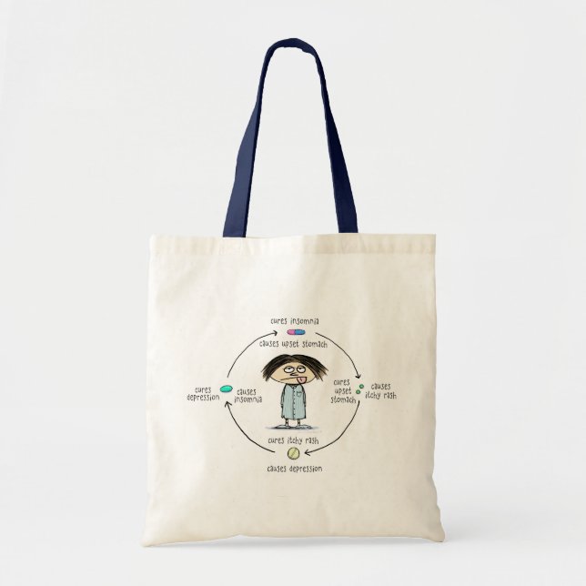 Bolsa Tote "Curas e Causas" (Frente)