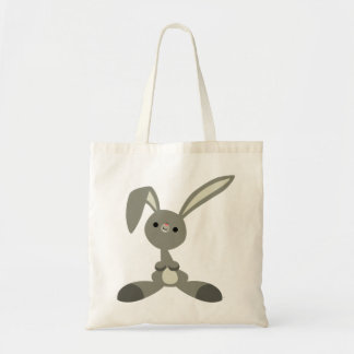Bolsa Tote Curioso Saco de Coelho de Cartoon