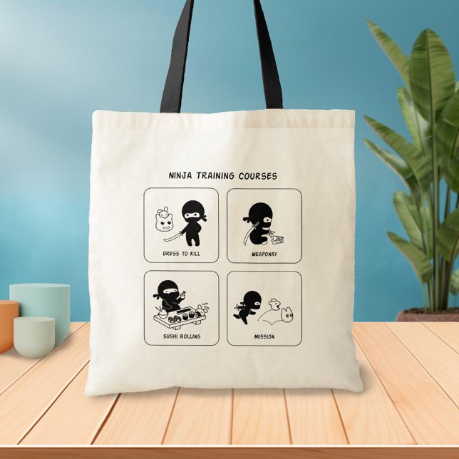 Bolsa Tote Cursos de treinamento Ninja (Criador carregado)