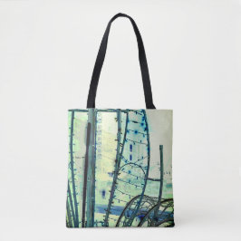 Bolsa Tote Curva azul