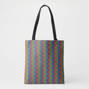 Bolsa Tote Curvas Coloridas