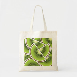 Bolsa Tote Curvas de fruta de kiwi