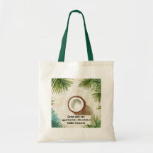 Cushion de Impressão de coco divertido e motivacio