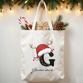 Bolsa Tote Custom Christmas Tote Bag for Mom or Teacher