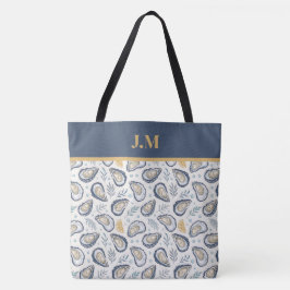 Bolsa Tote Custom Elegant Marine Oysters