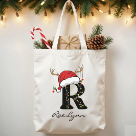 Bolsa Tote Custom Family Santa Christmas Bag for Bulk Gifts