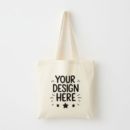 Bolsa Tote Custom Illustrated Cotton Canvas Bag