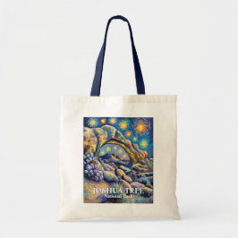 Bolsa Tote Custom Joshua Tree Arch Rock Starry Night Colorful