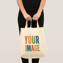 Bolsa Tote Custom Logo Here | Add Your Own Design