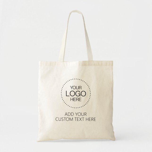Bolsa Tote Custom Logotipo Store & Business (Frente)