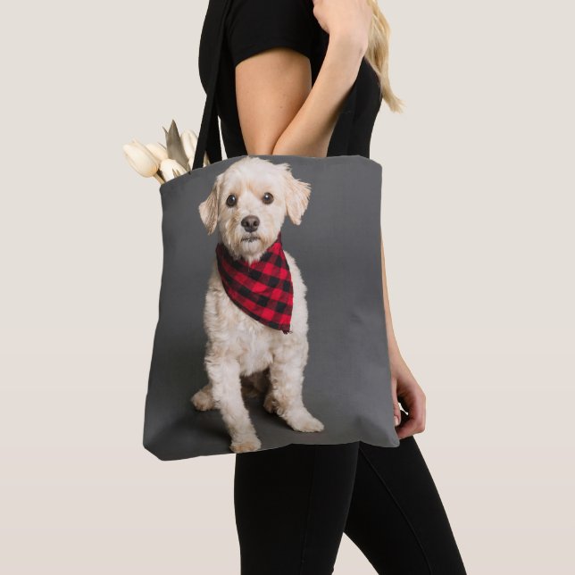 Bolsa Tote Custom personalize Photo pet dog cat (Close Up)
