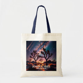 Bolsa Tote Custom Text Joshua Tree Night Sky Cosmic Landscape