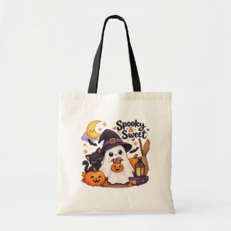 Bolsa Tote Cute Assustador & Doce Capuz de Fantasma para Cria