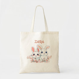 Bolsa Tote Cute Bunny Printed