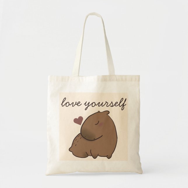 Bolsa Tote Cute capybara (Frente)