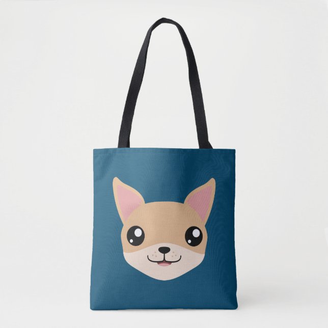 Bolsa Tote Cute Chihuahua (Frente)