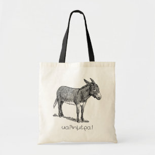 Bolsa Tote Cute Donkey e "Kalimera" (bom dia) em grego