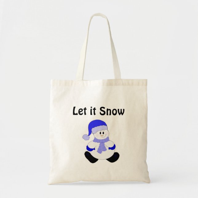 Bolsa Tote Cute Frosty - Deixe Nevar (Frente)