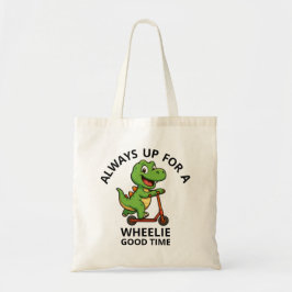 Bolsa Tote Cute Green Dinosaur