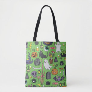 Bolsa Tote Cute hand drawn seamless patterns with cute hand d