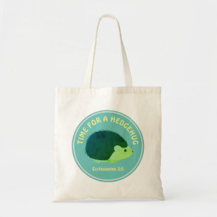 Bolsa Tote Cute Hedgehog HORA DE UM HUG Personalizável