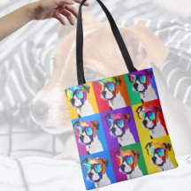 Cute Jack Russell Terriers no estilo pop art