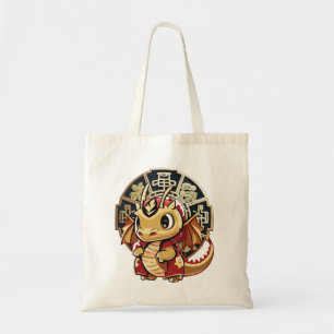 Bolsa Tote Cute Kawaii Dragão Chinês Zodíaco Asiático Ano Nov